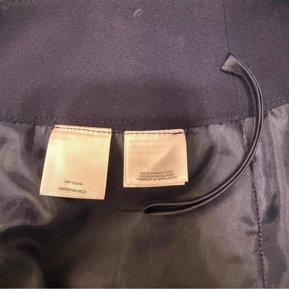 Nine West Navy Suit Pencil Skirt Size 16